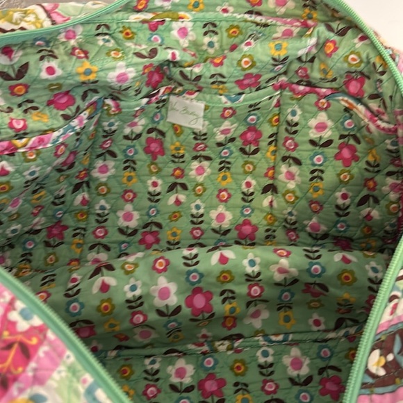 Vera Bradley Tutti Frutti Paisley Quilted Large Multiple Compartments Tote Bag - Picture 6 of 10